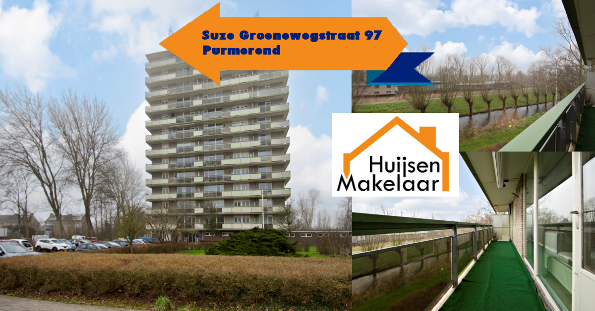 Definitief verkocht, Suze Groenewegstraat 97 Purmerend