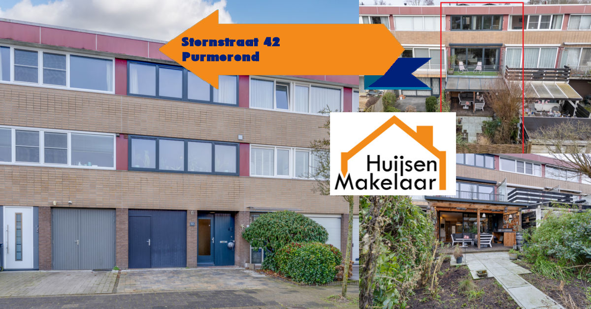 Aangekocht voor mijn klanten. Sternstraat 42 te Purmerend.