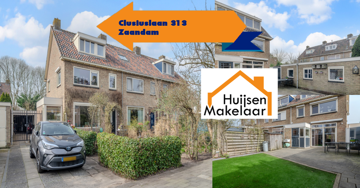 Definitief verkocht, Clusiuslaan 313 Zaandam